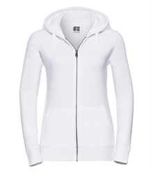 Russell-Ladies-Authentic-Zipped-Hood-266F-white-bueste-front