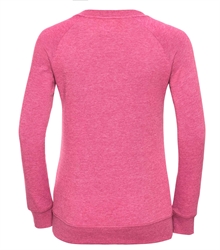 Russell-Ladies-HD-Raglan-Sweat-280F-Pink-marl-back