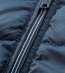 Russell-Ladies-Hooded-Nano-Jacket-R-440F-French-Navy-Detail Zipper