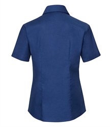 Russell-Ladies-Short-Sleeve-Classic-Oxford-Shirt-933F-bright-royal-back