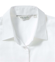 Russell-Ladies-Short-Sleeve-Classic-Oxford-Shirt-933F-white-detail-1