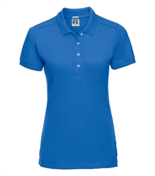 Russell-Ladies-Stretch-Polo-566F-azure-blue-bueste-front