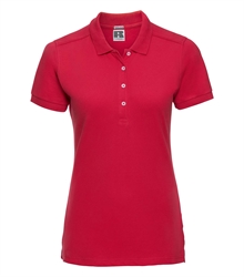 Russell-Ladies-Stretch-Polo-566F-classic-red-bueste-front
