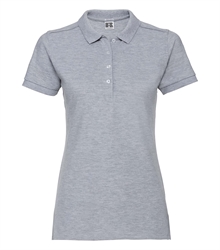 Russell-Ladies-Stretch-Polo-566F-light-oxford-bueste-front