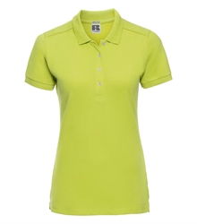 Russell-Ladies-Stretch-Polo-566F-lime-bueste-front