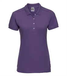 Russell-Ladies-Stretch-Polo-566F-ultra-purple-bueste-front