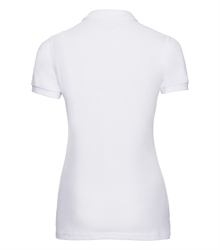 Russell-Ladies-Stretch-Polo-566F-white-back