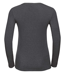 Russell-Ladies-long-sleeve-HD-T-167F-grey-marl-back