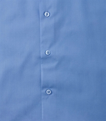 Russell-Mens-Cap-Sleeve-Fitted-Polycotton-Poplin-Shirt-925M-corporate-blue-detail-1