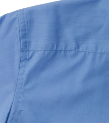 Russell-Mens-Cap-Sleeve-Fitted-Polycotton-Poplin-Shirt-925M-corporate-blue-detail-2