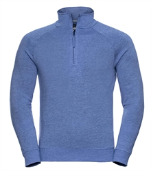 Russell-Mens-HD-Quarter-Zip-Sweat-282M-blue-marl-front