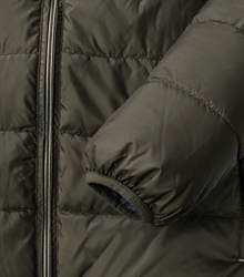 Russell-Mens-Hooded-Nano-Jacket-R-440M-Dark-Olive-Detail Sleeve