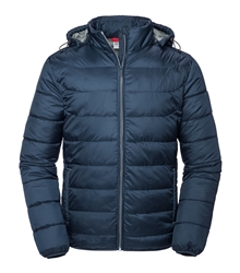 Russell-Mens-Hooded-Nano-Jacket-R-440M-French-Navy-Front