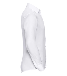 Russell-Mens-Long-Sleeve-Tailored-Ultimate-Non-Iron-Shirt-958M-white-side
