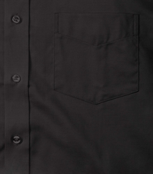Russell-Mens-Oxford-Short-Sleeve-Classic-Oxford-Shirt-933M-black-detail-1