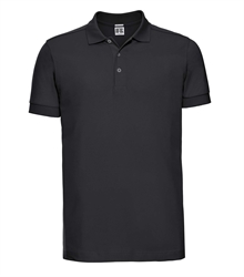 Russell-Mens-Stretch-Polo-566M-black-bueste-front