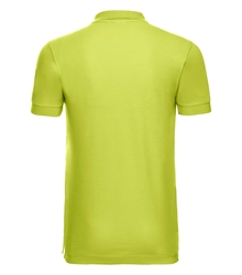 Russell-Mens-Stretch-Polo-566M-lime-back