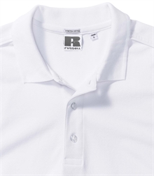 Russell-Mens-Stretch-Polo-566M-white-bueste-detail