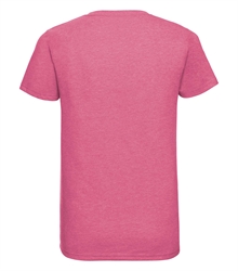 Russell-Mens-v-neck-HD-T-166M-pink-marl-back
