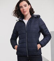 Russell_Ladies-Hooded-Nano-Jacket_440F_0R440F0FN_Model_front