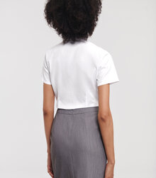 Russell_Ladies-Short-Sleeve-Herringbone-Shirt_963F_0R963F030_Model_back