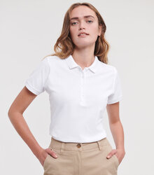 Russell_Ladies-Stretch-Polo_566F_0R566F030_Model_front