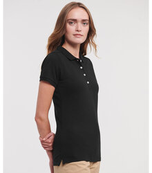 Russell_Ladies-Stretch-Polo_566F_0R566F036_Model_side