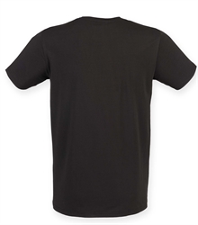 Skinni-Fit-mens-feel-good-stretch-t-shirt-SF121-BLACK-TORSO-BACK