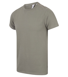 Skinni-Fit-mens-feel-good-stretch-t-shirt-SF121-KHAKI-TORSO-FRONTSIDE