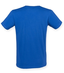 Skinni-Fit-mens-feel-good-stretch-t-shirt-SF121-ROYAL-TORSO-BACK
