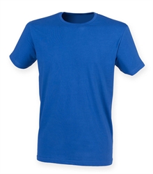 Skinni-Fit-mens-feel-good-stretch-t-shirt-SF121-ROYAL-TORSO-FRONT
