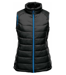 Stormtech-Womens-Stavanger-Thermal-Vest-AFV-1W-FRONT-BLACK-AZUREBLUE