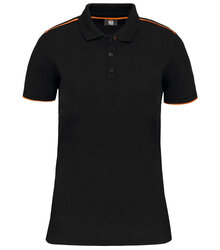 WK-Designed-to-Work_Ladies-Short-Sleeved-Contrasting-Day-To-Day-Polo_WK271_BLACK-ORANGE
