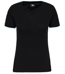 WK-Designed-to-Work_Ladies-Short-Sleeved-Day-To-Day-T-shirt_WK3021_BLACK-KELLYGREEN