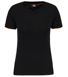 WK-Designed-to-Work_Ladies-Short-Sleeved-Day-To-Day-T-shirt_WK3021_BLACK-ORANGE
