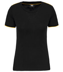 WK-Designed-to-Work_Ladies-Short-Sleeved-Day-To-Day-T-shirt_WK3021_BLACK-YELLOW