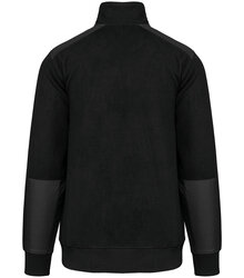 WK-Designed-to-Work_Unisex-Eco-Friendly-Fleece-With-Zipped-Neck_WK905-B_BLACK