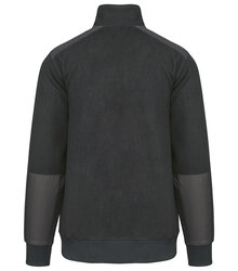 WK-Designed-to-Work_Unisex-Eco-Friendly-Fleece-With-Zipped-Neck_WK905-B_DARKGREY