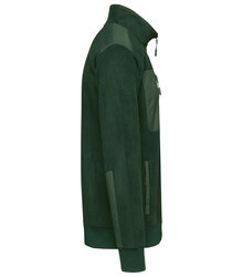 WK-Designed-to-Work_Unisex-Eco-Friendly-Fleece-With-Zipped-Neck_WK905-S_FORESTGREEN