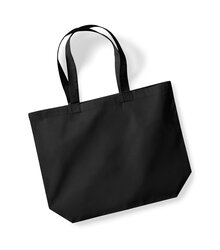 Westford-Mill_Recycled-Cotton-Maxi-Tote-Bag_W925-Black-flat-shot