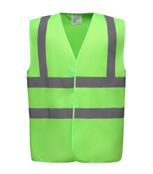 Yoko_Hi-Vis-2-Band---Braces-Waistcoat_HVW100_Lime_Rear