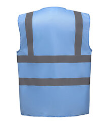 Yoko_Hi-Vis-2-Band---Braces-Waistcoat_HVW100_Sky_Rear